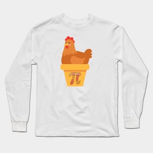 Chicken Pot Pi - Celebrate Pi Day and Home Cooking! Long Sleeve T-Shirt